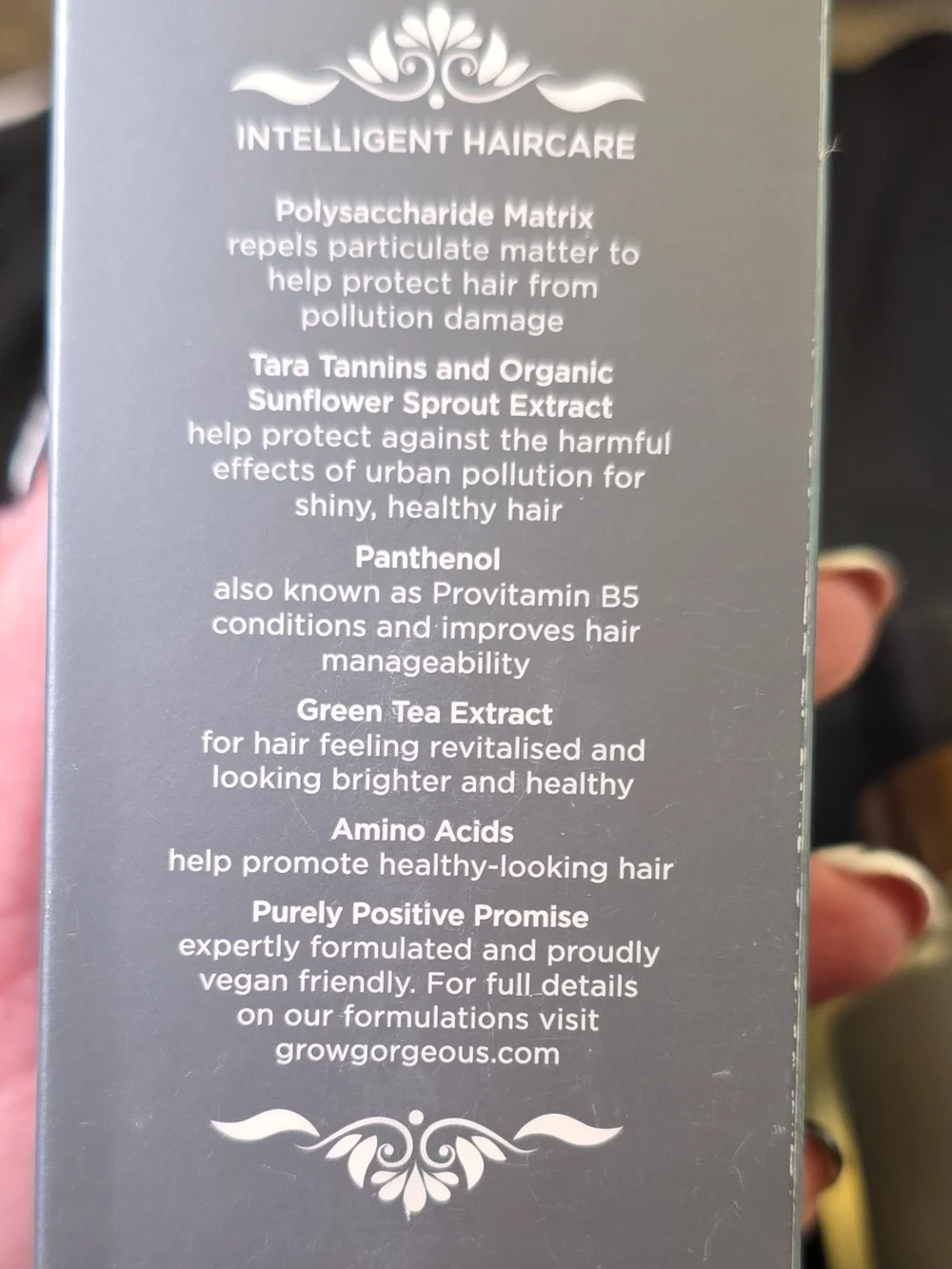Defence Anti-Pollution Leave-In Spray – Gray